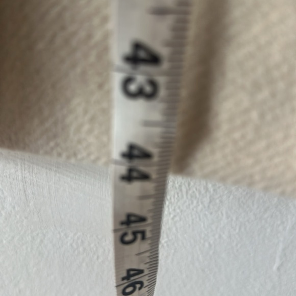 Zara stunning Oversized cream Coat Pockets M Christmas winter coat like new - Picture 15 of 16